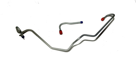 Overstock - Pump To Carb Lines 2 Piece OE Steel,1968-1970 AMX Javelin V8 4bbl With Electric Wipers