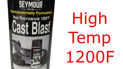 Cast Blast High Temp 1200F Paint, 12 oz. Aerosol Can
