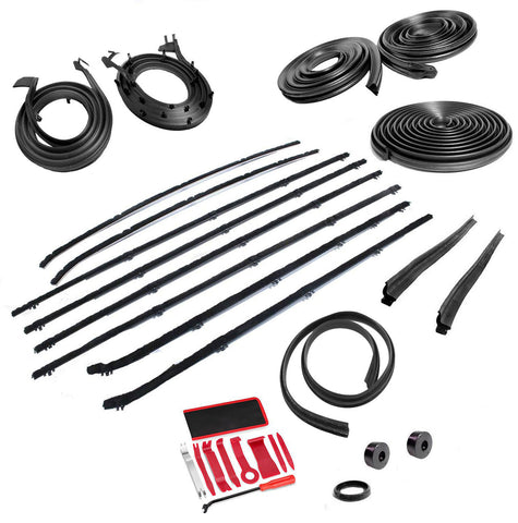 Weatherstrip Master Kit, 1964-66 Rambler Classic 2-Door Hardtop, 26-Piece