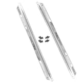 Door Sill Scuff Plate Kit with Stainless Screws, New Reproduction, AMC 1968-74 Javelin, 1968-70 AMX, 1964-68 American 2-Door, 1969 Rambler/Hurst SC/Rambler, 1966-69 Rogue, 1963-64 Ambassador & Classic 2-Door